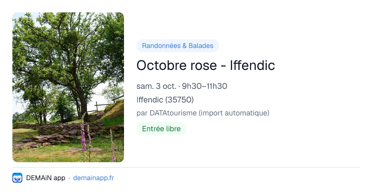Octobre rose - Iffendic — Iffendic