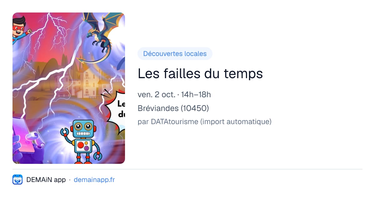 Les failles du temps — Bréviandes
