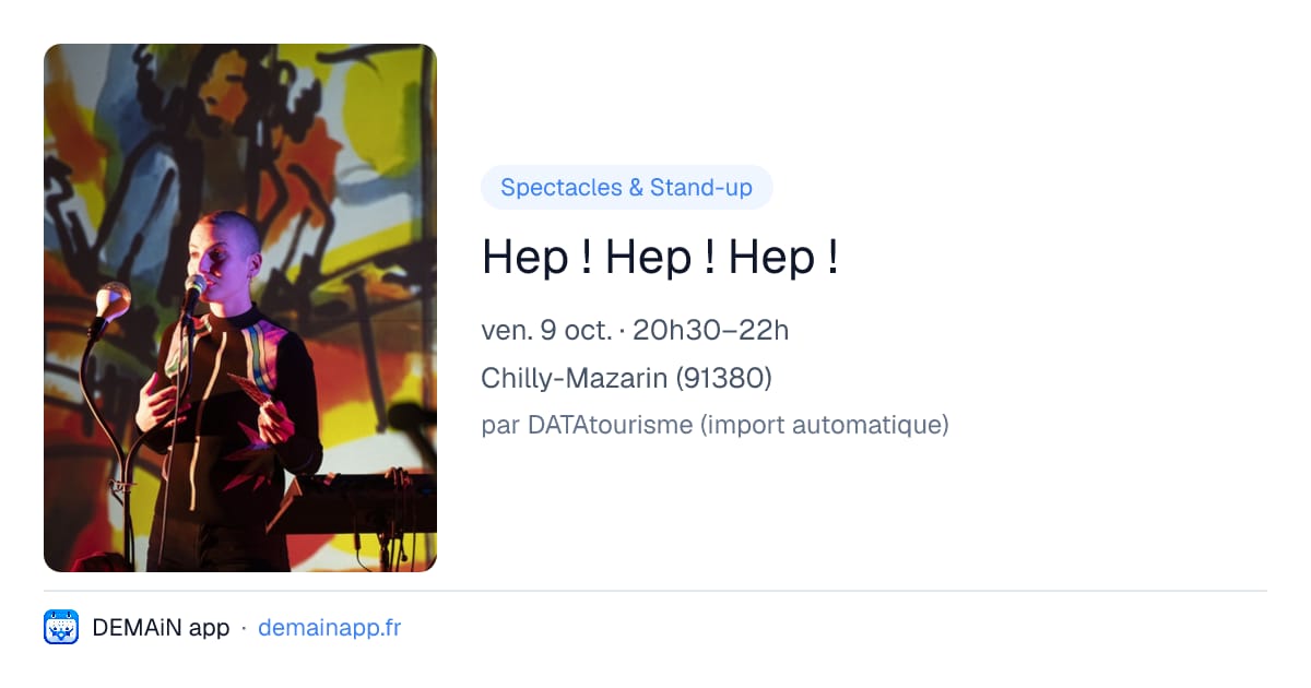 Hep ! Hep ! Hep ! — Chilly-Mazarin