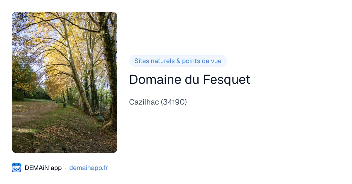 Domaine du Fesquet — Cazilhac