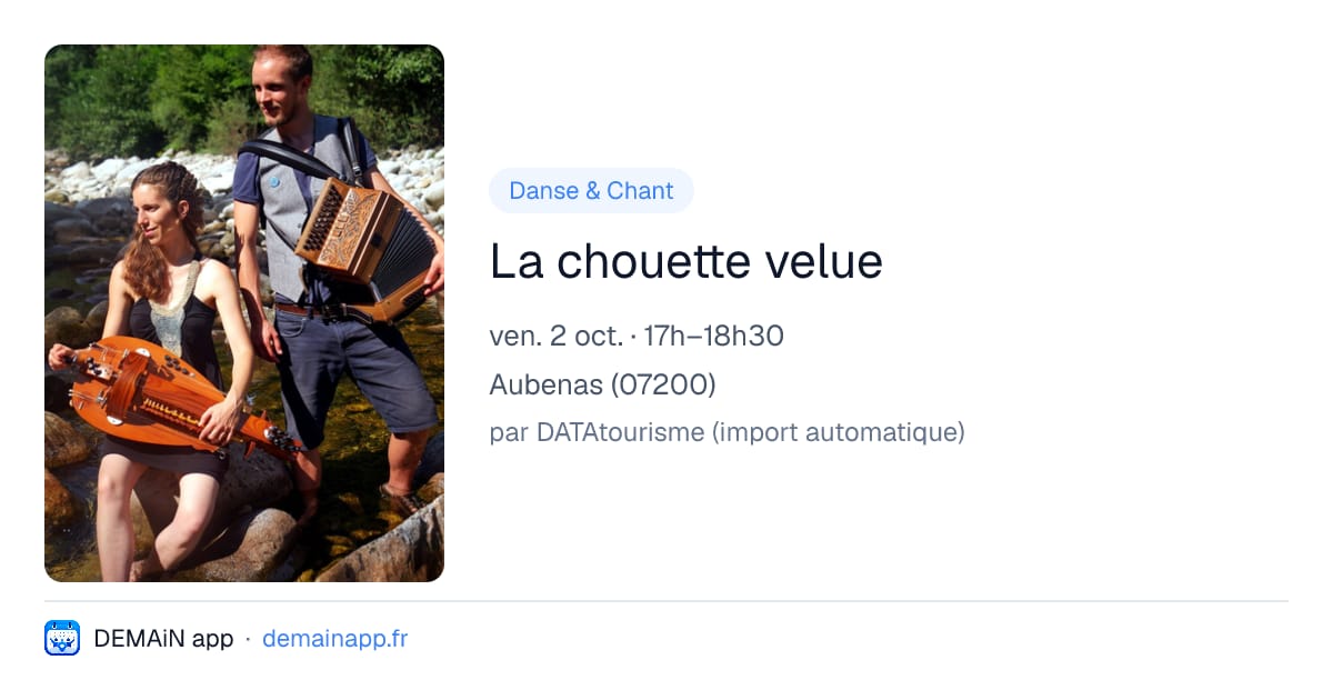 La chouette velue — Aubenas