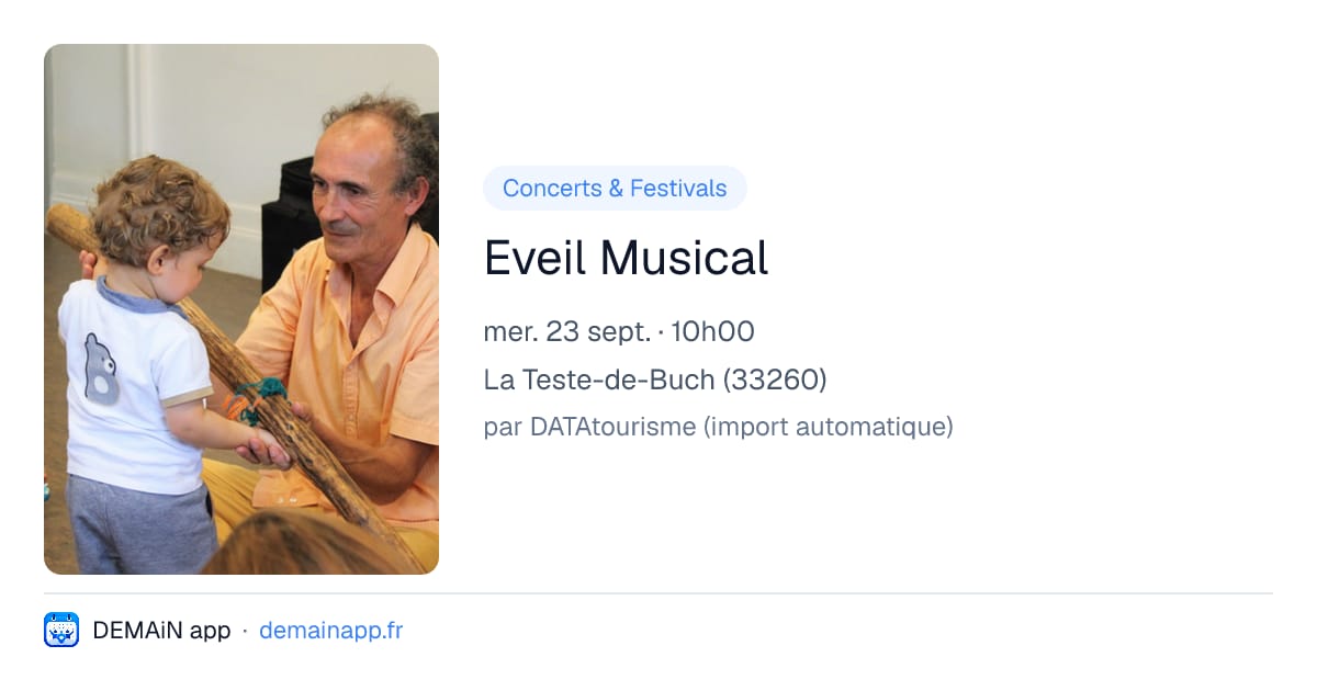Eveil Musical — La Teste-de-Buch