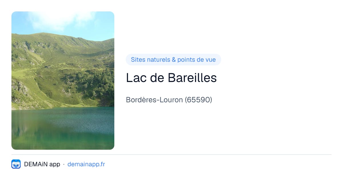 Lac de Bareilles — Bordères-Louron