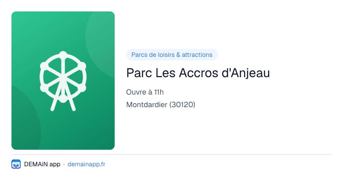 Parc Les Accros d'Anjeau — Montdardier