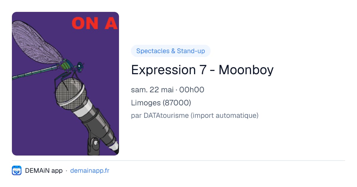 Expression 7 - Moonboy — Limoges