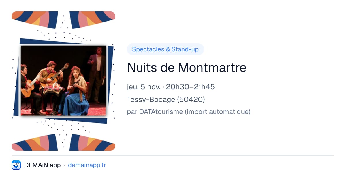 Nuits de Montmartre — Tessy-Bocage