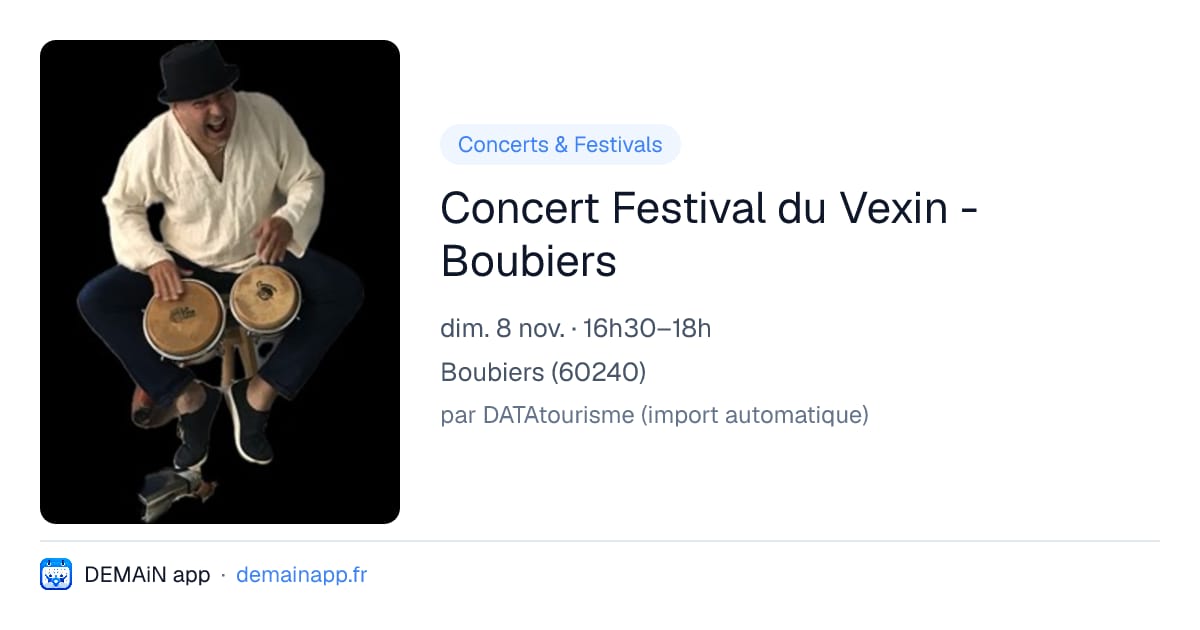Concert Festival du Vexin - Boubiers — Boubiers