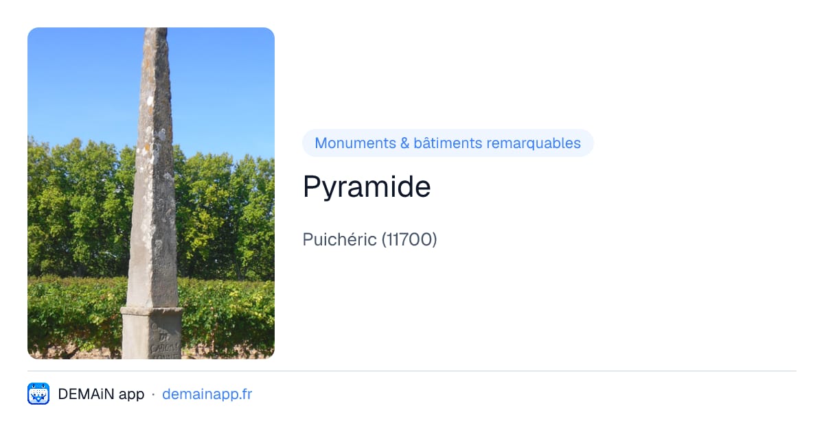 Pyramide — Puichéric