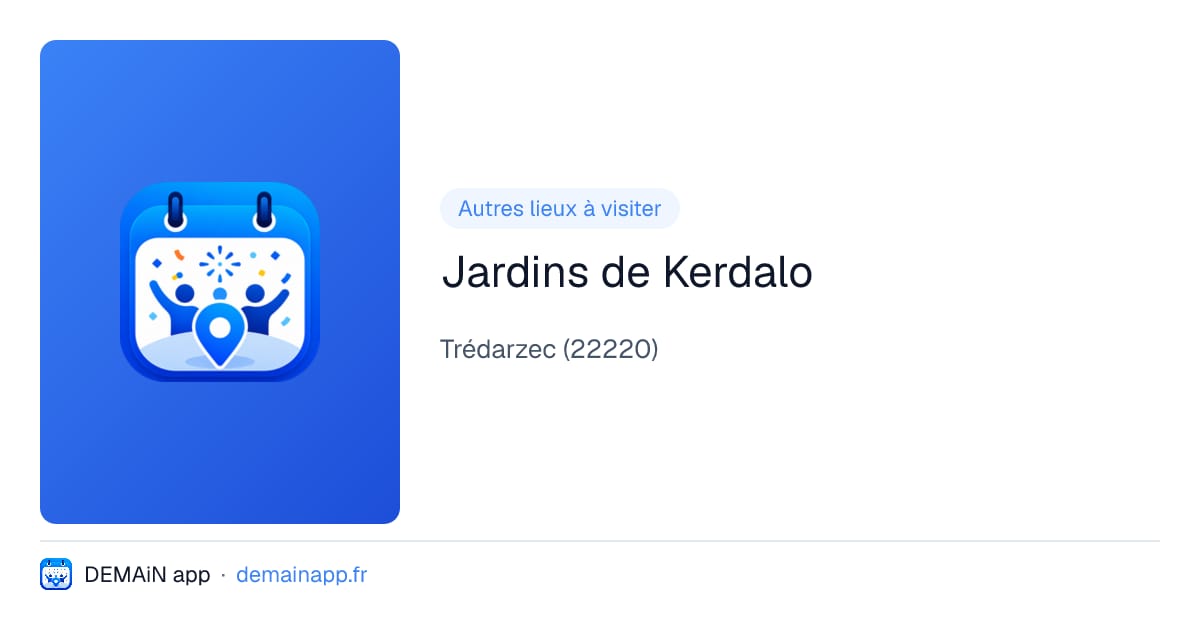 Jardins de Kerdalo — Trédarzec