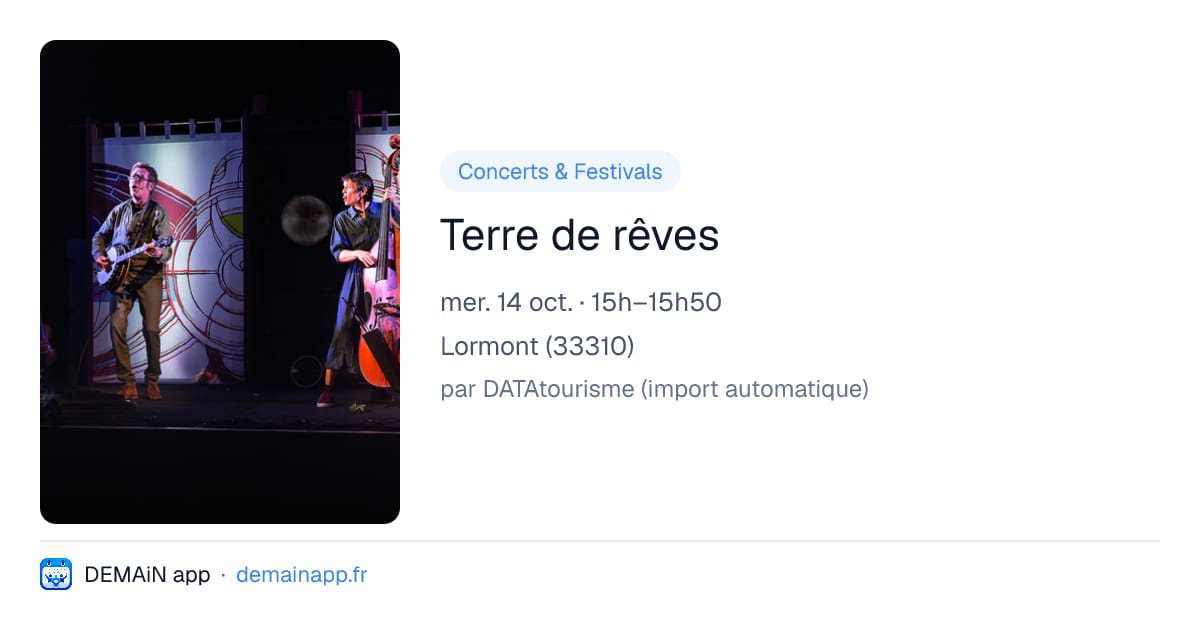 Terre de rêves — Lormont