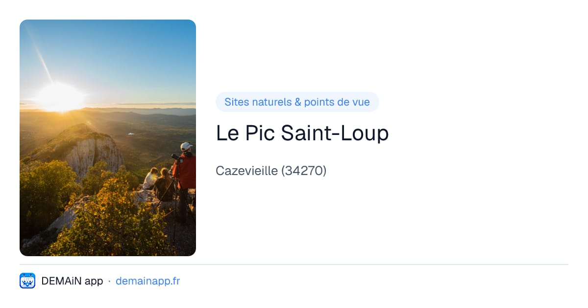 Le Pic Saint-Loup — Cazevieille