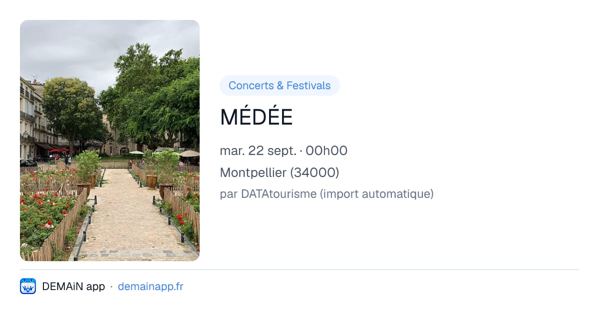 MÉDÉE — Montpellier