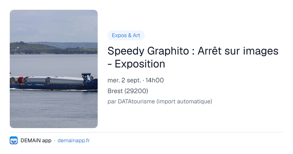 Speedy Graphito : Arrêt sur images - Exposition — Brest