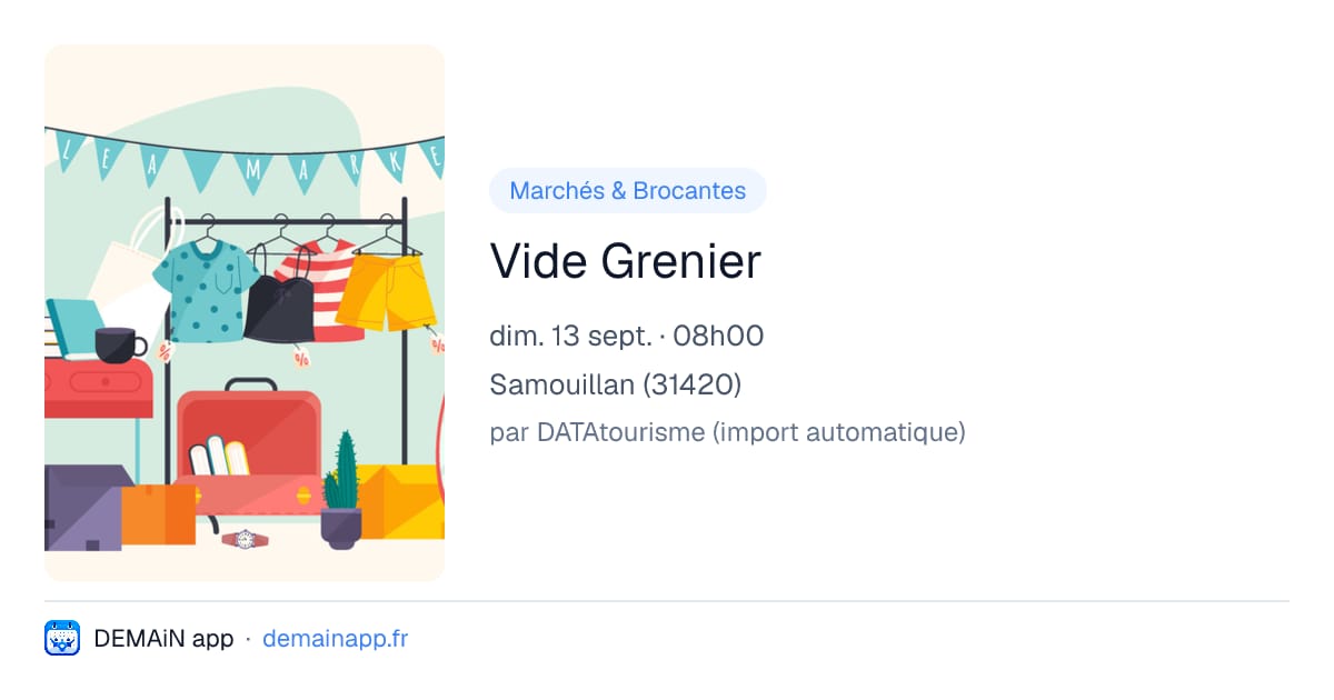 Vide Grenier — Samouillan