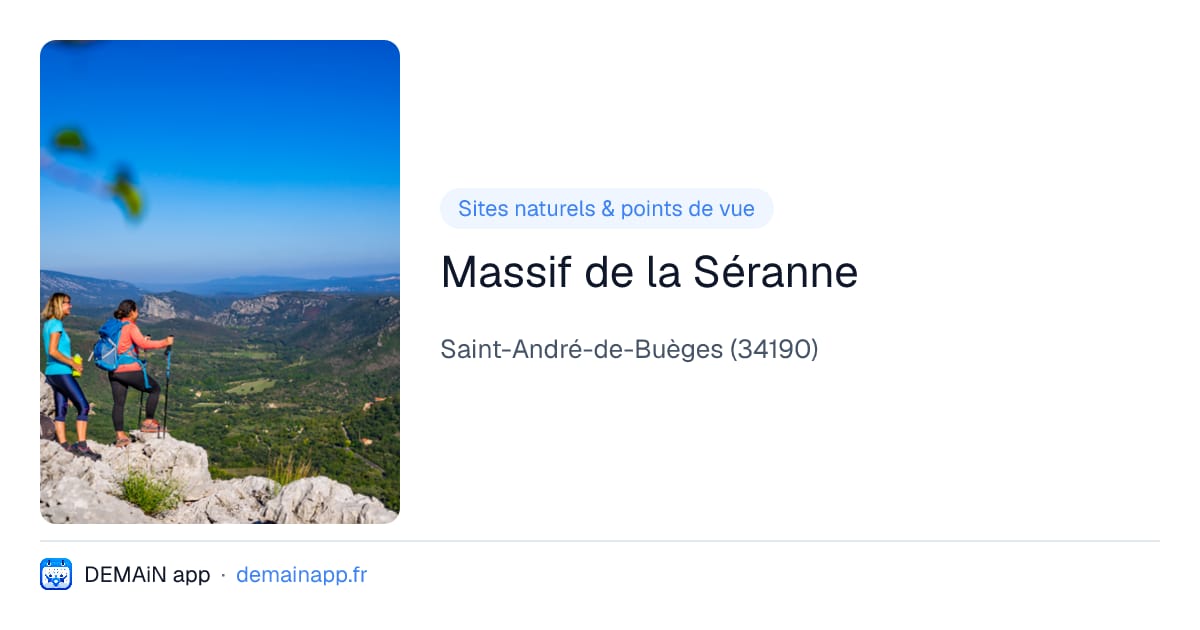 Massif de la Séranne — Saint-André-de-Buèges