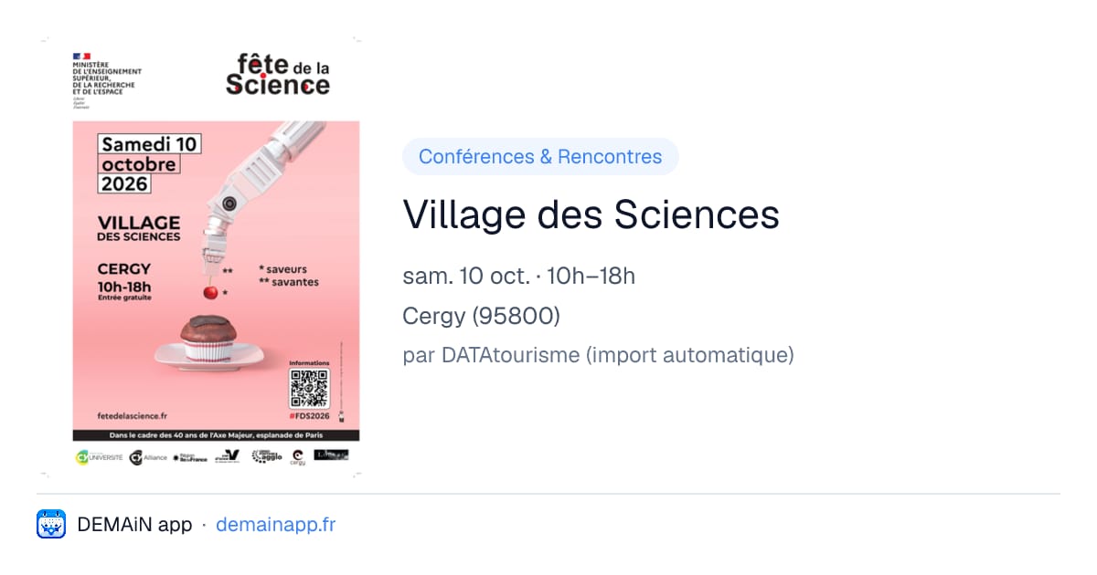 Village des Sciences — Cergy