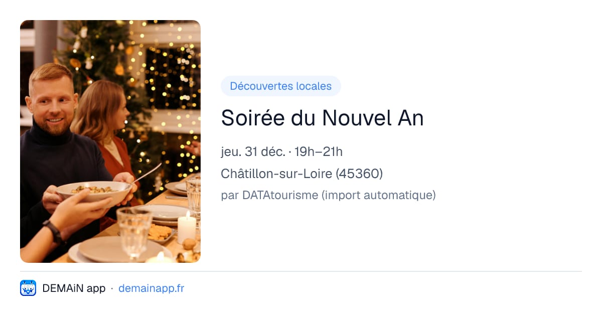 Soirée du Nouvel An — Châtillon-sur-Loire