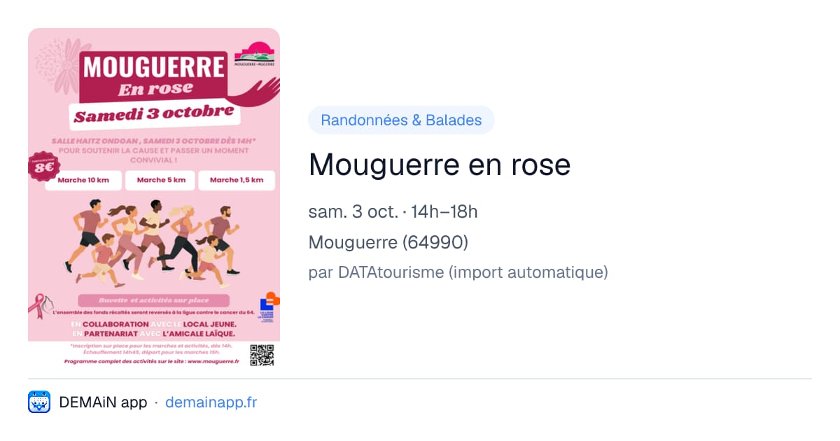 Mouguerre en rose — Mouguerre
