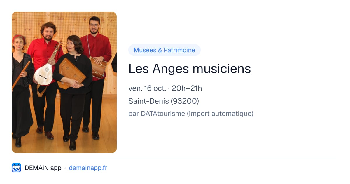 Les Anges musiciens — Saint-Denis