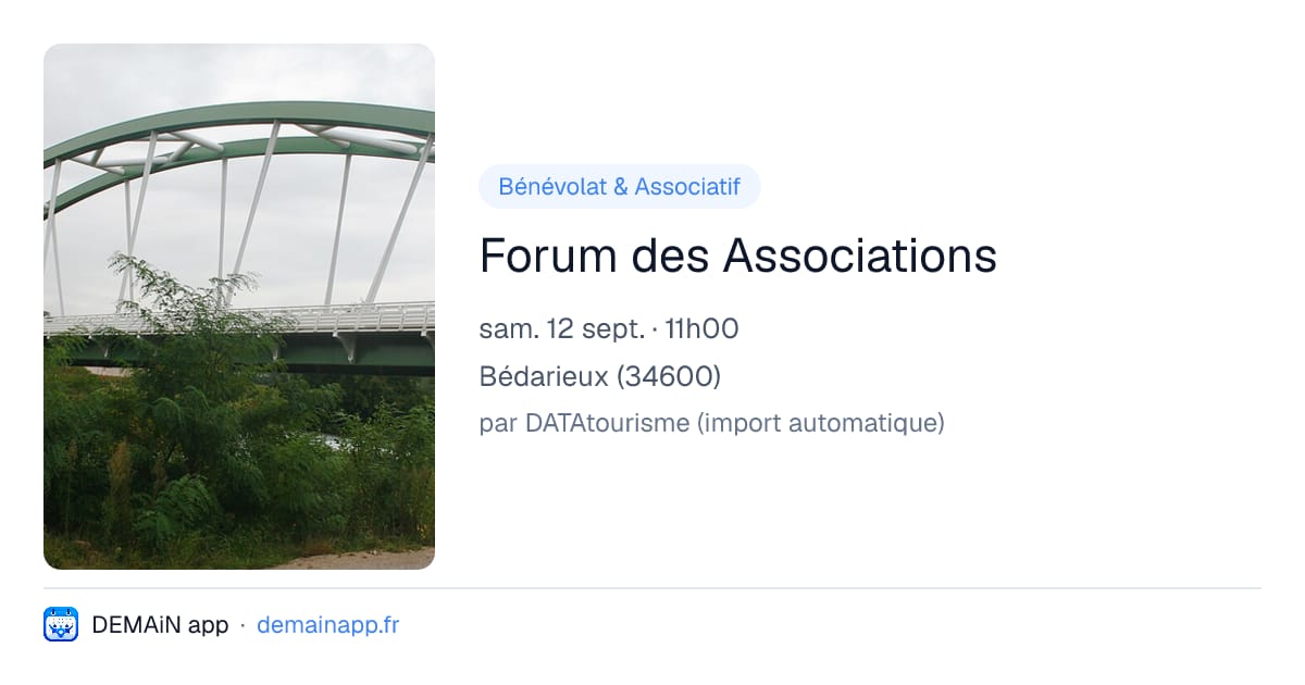 Forum des Associations — Bédarieux