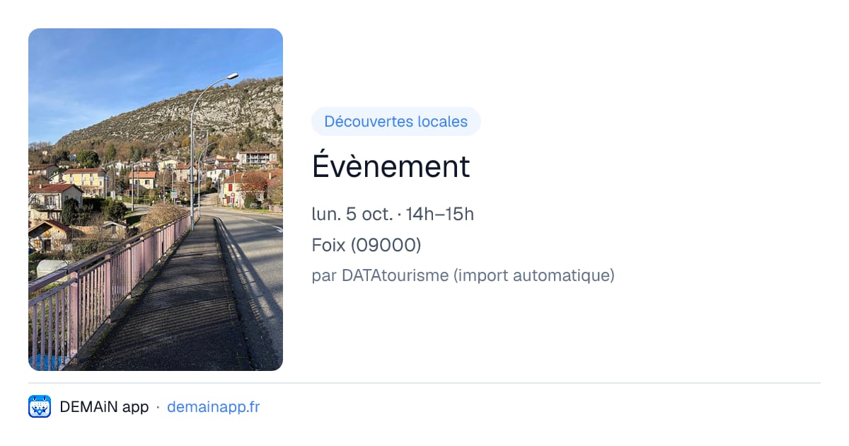Évènement — Foix