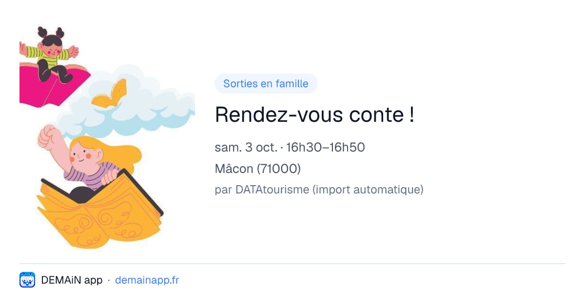 Rendez-vous conte ! — Mâcon