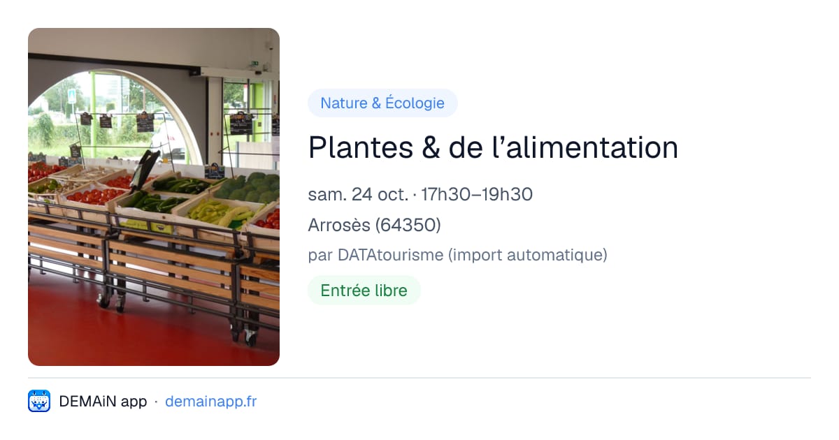 Plantes & de l’alimentation — Arrosès