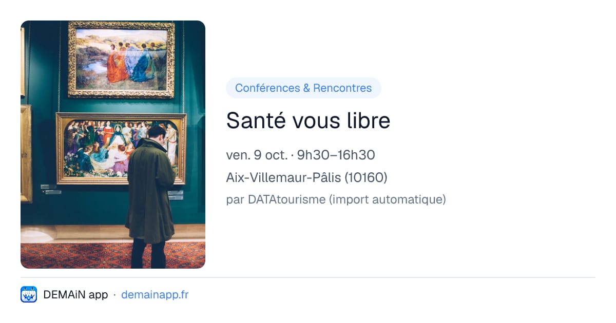 Santé vous libre — Aix-Villemaur-Pâlis