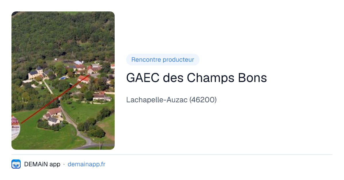 GAEC des Champs Bons — Lachapelle-Auzac