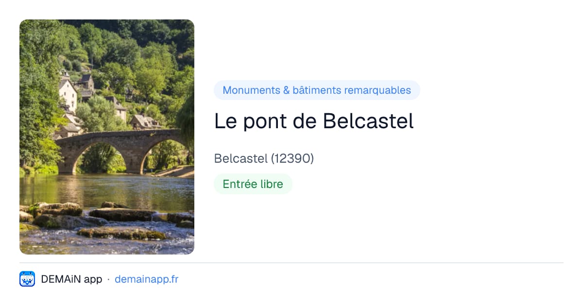 Le pont de Belcastel — Belcastel