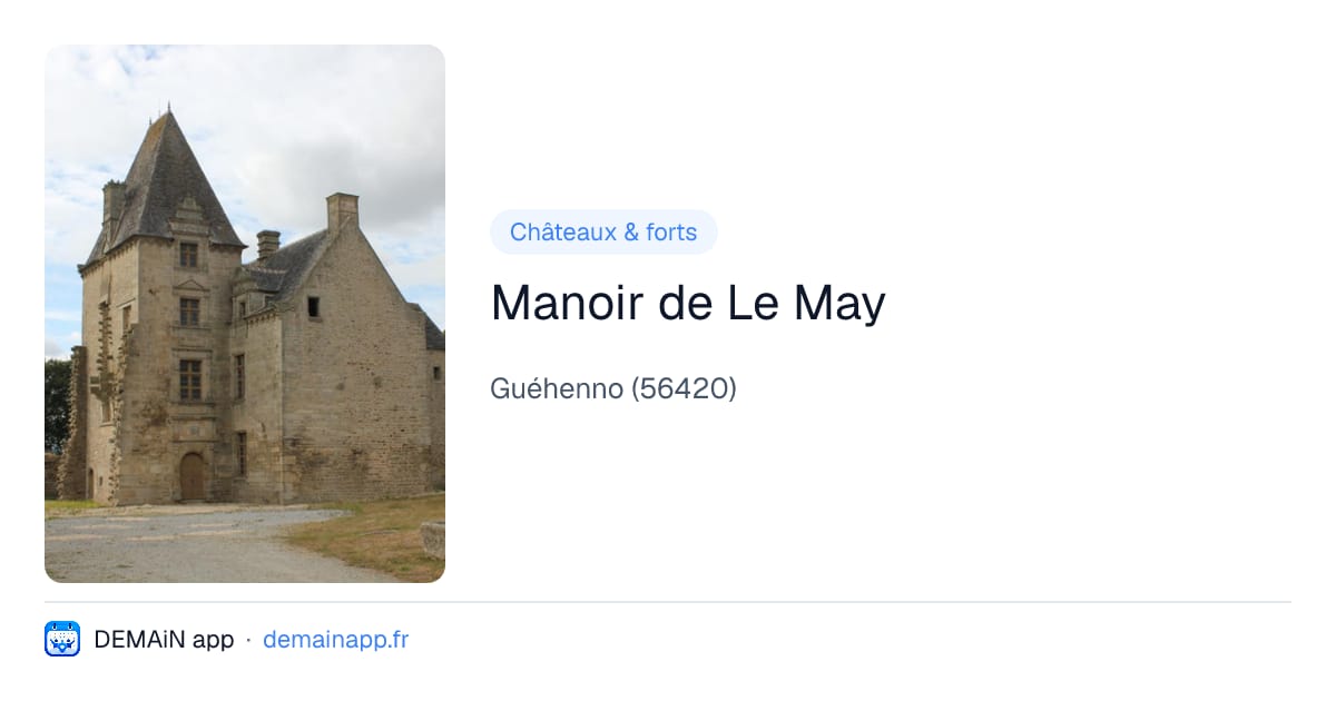 Manoir de Le May — Guéhenno