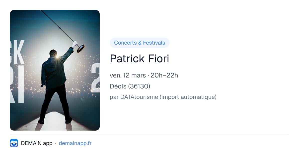 Patrick Fiori — Déols