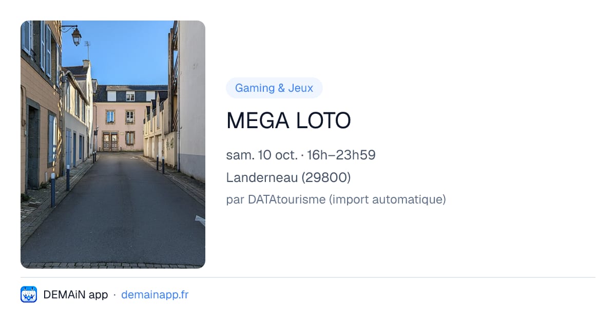 MEGA LOTO — Landerneau