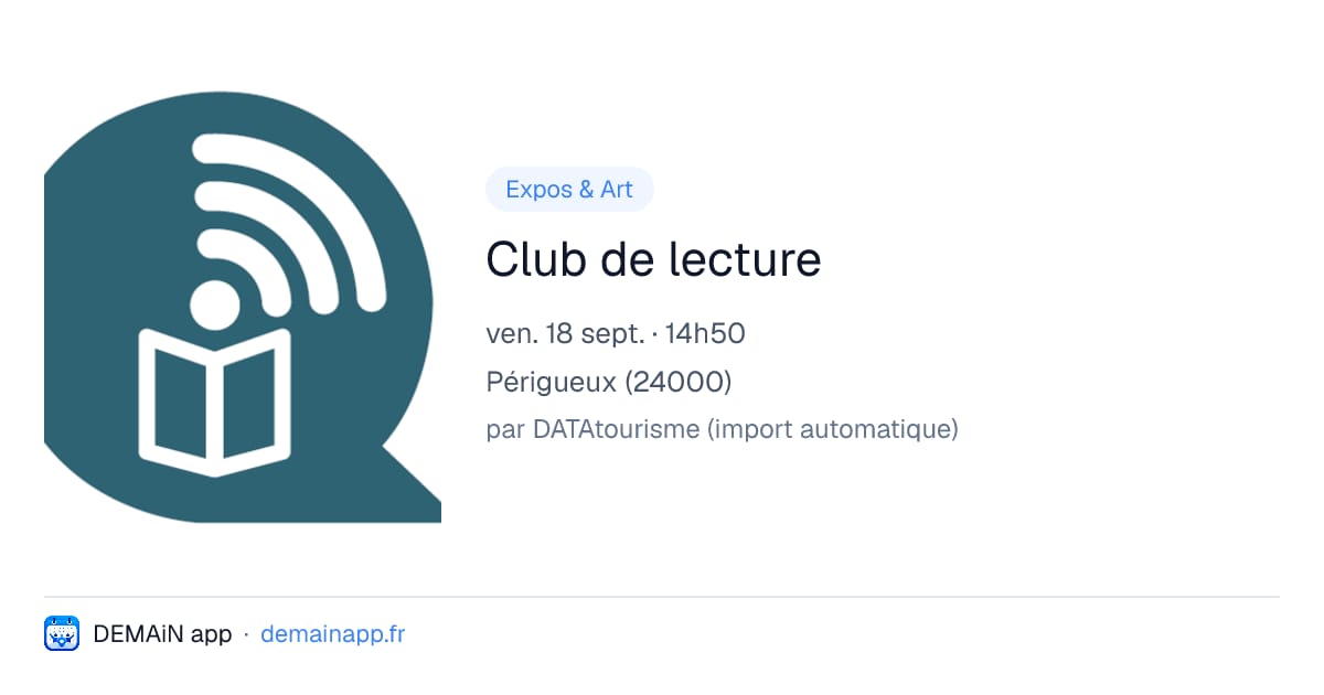Club de lecture — Périgueux