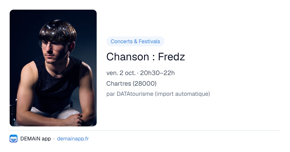 Chanson : Fredz — Chartres