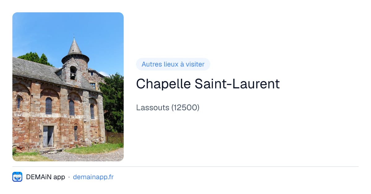 Chapelle Saint-Laurent — Lassouts