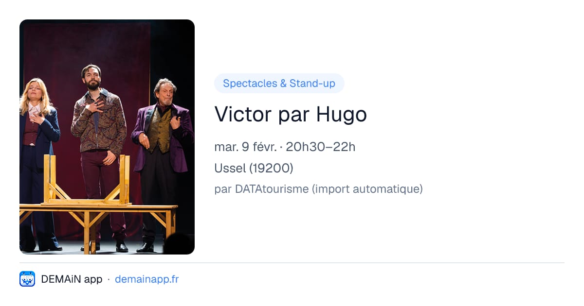 Victor par Hugo — Ussel