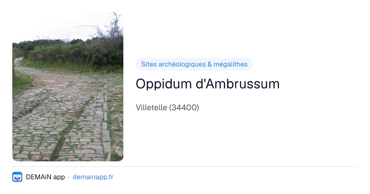 Oppidum d'Ambrussum — Villetelle