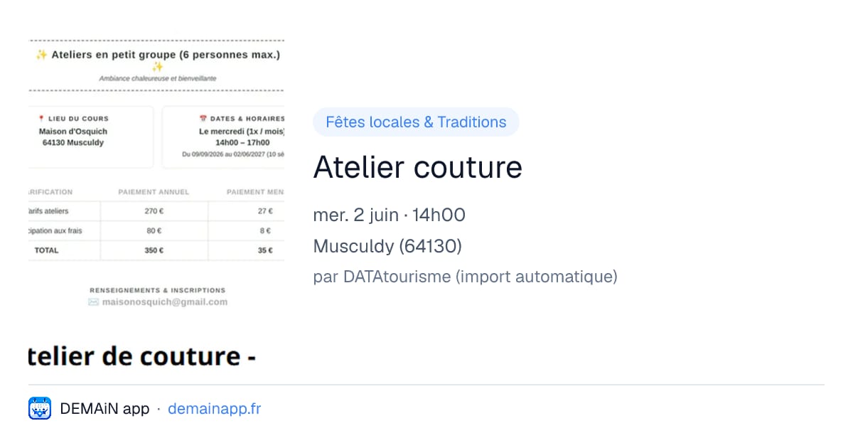 Atelier couture — Musculdy