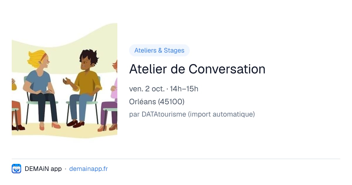 Atelier de Conversation — Orléans