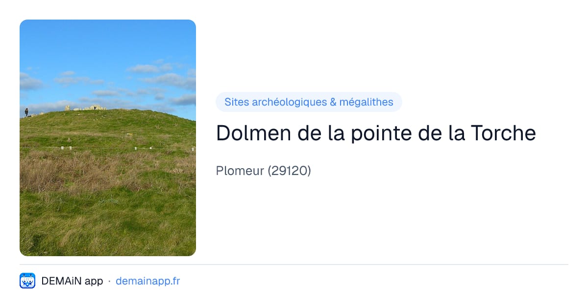 Dolmen de la pointe de la Torche — Plomeur