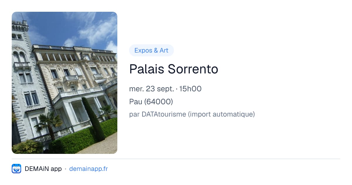 Palais Sorrento — Pau