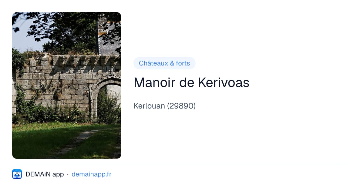 Manoir de Kerivoas — Kerlouan