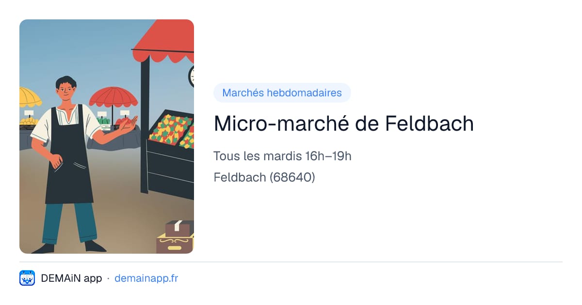 Micro-marché de Feldbach — Feldbach