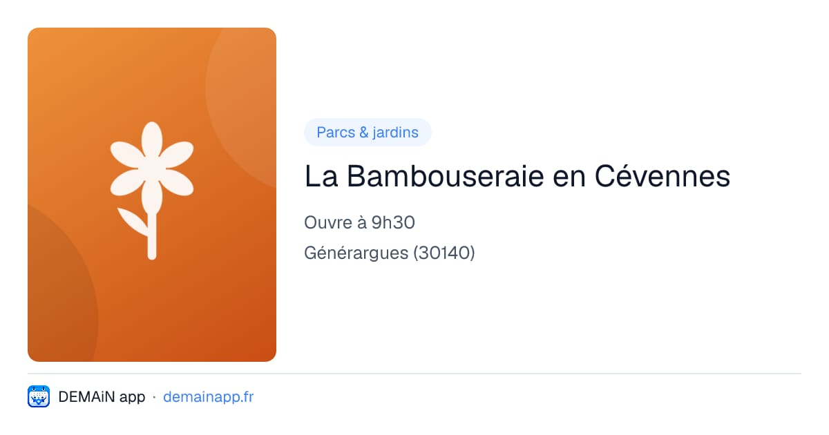 La Bambouseraie en Cévennes — Générargues