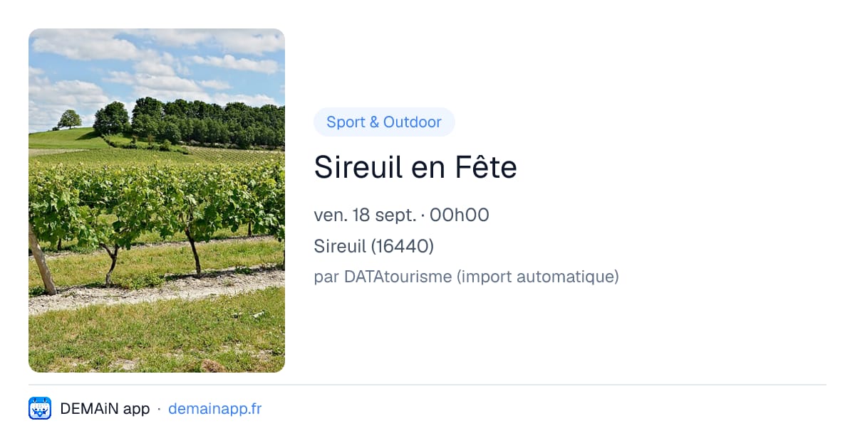 Sireuil en Fête — Sireuil