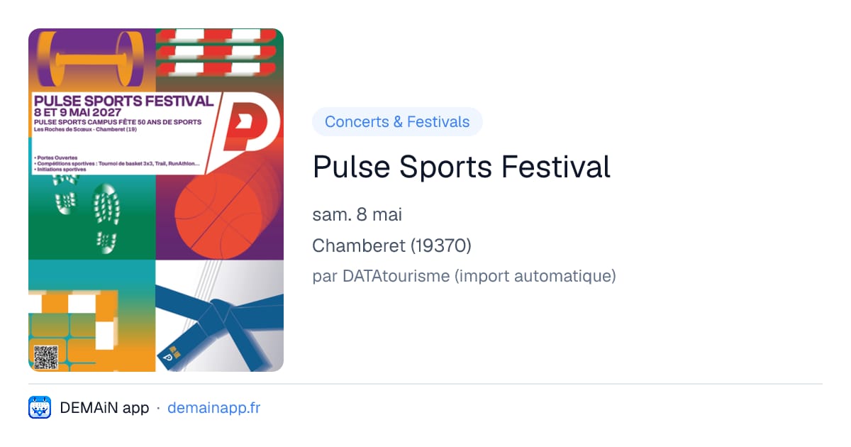 Pulse Sports Festival — Chamberet