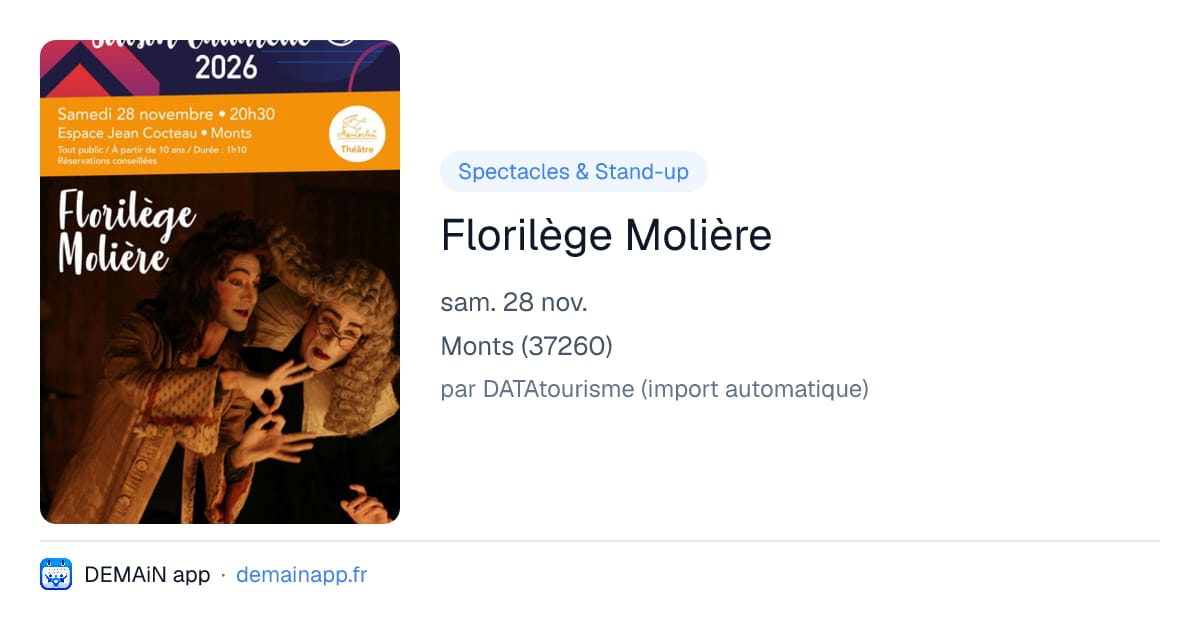 Florilège Molière — Monts