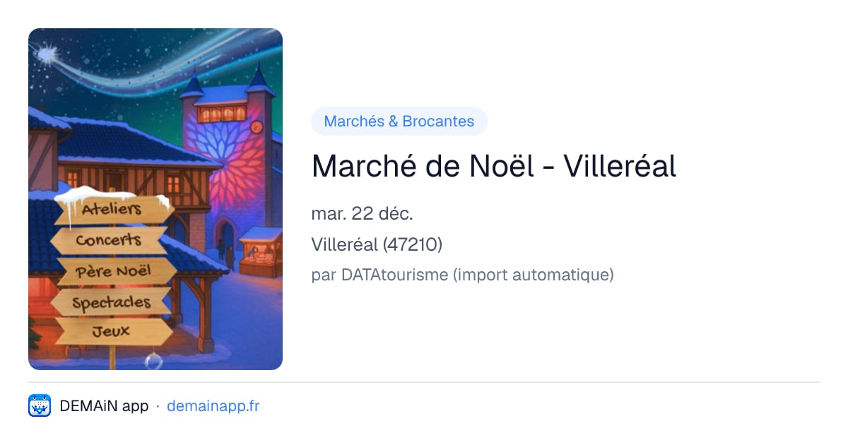 Marché de Noël - Villeréal — Villeréal