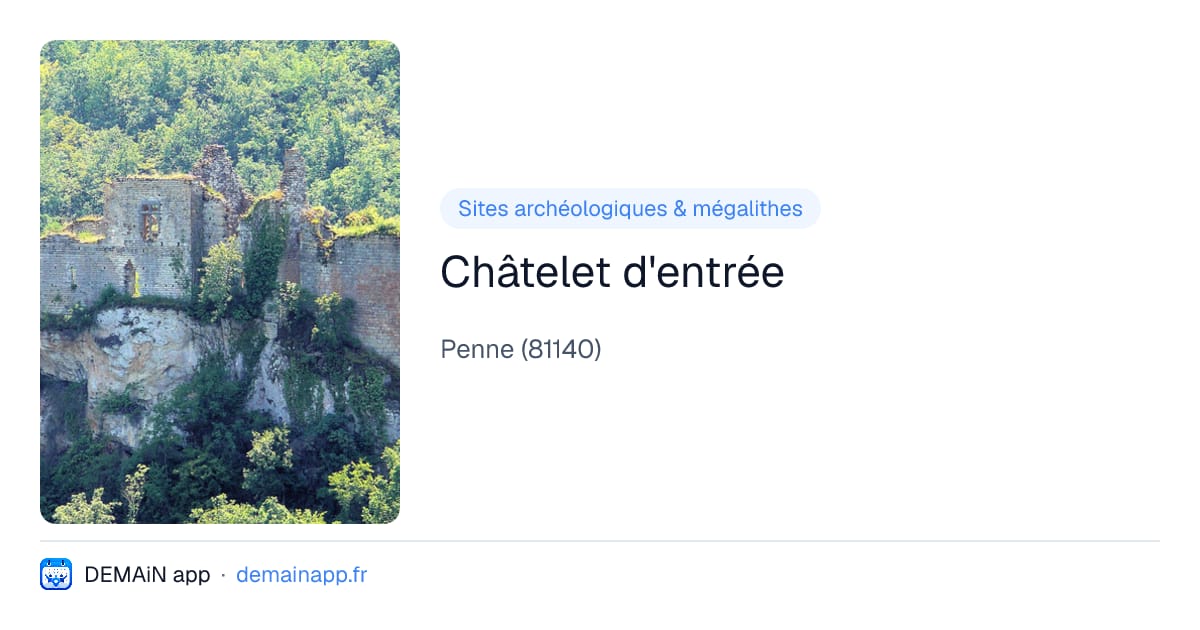 Châtelet d'entrée — Penne